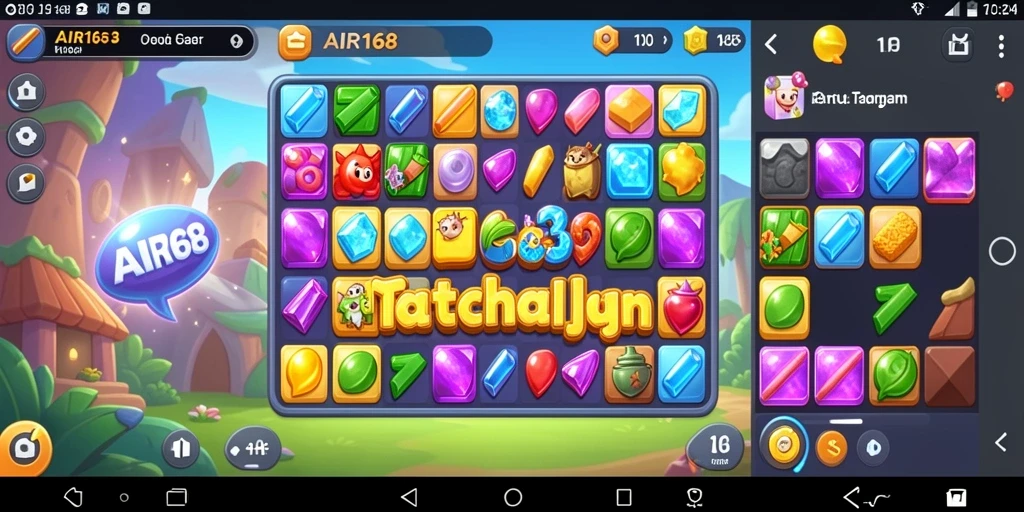 Tangkapan layar AIR168 menampilkan gameplay yang menyenangkan dan menantang.
