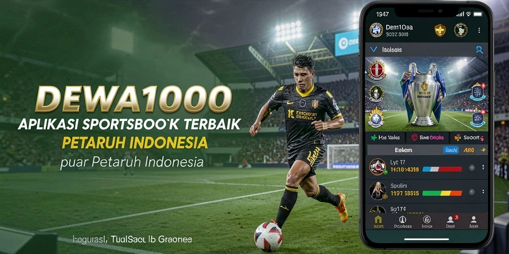 Tampilan gameplay yang menarik dalam aplikasi Sportsbook DEWA1000.