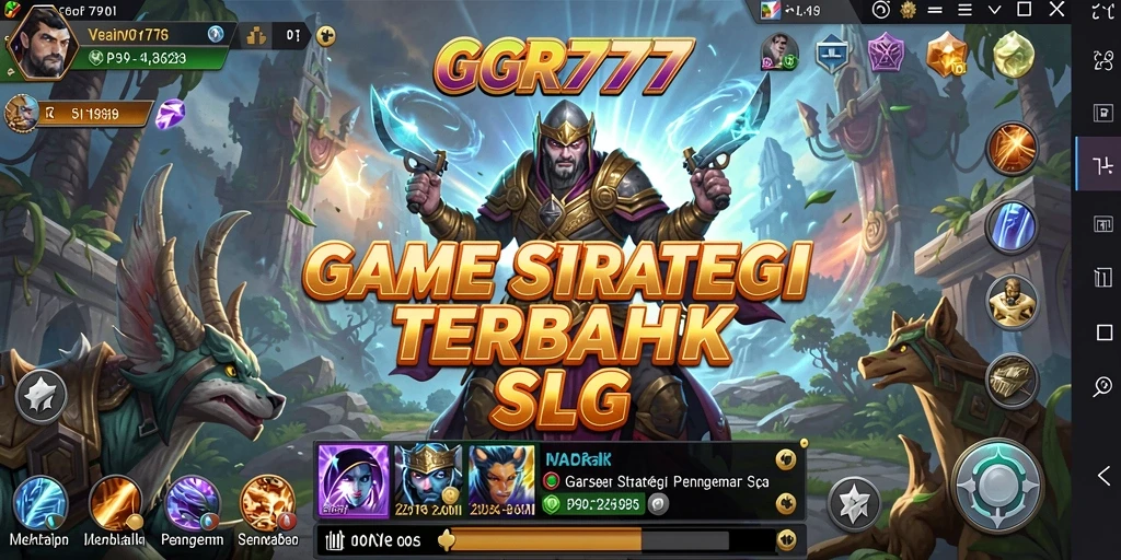 Tangkapan layar GGR7777 menunjukkan aksi strategi yang mendebarkan dalam gameplay.