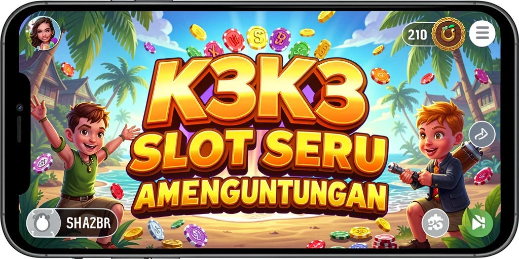 Tampilan menarik dari gameplay seru K3K3 Slot.