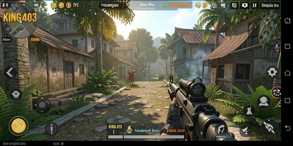 Tampilan gameplay KING403 yang mendebarkan dan seru.