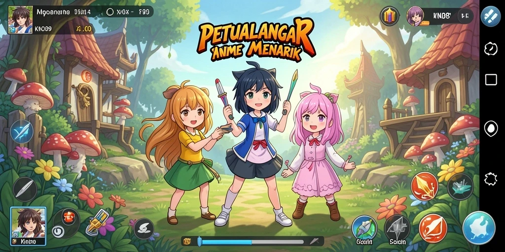 Tampilan gameplay <strong>KNO89</strong> yang memukau dengan karakter Anime yang menarik.