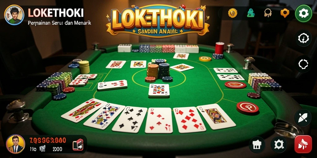 Tampilan gameplay seru dan interaktif di LOKETHOKI.