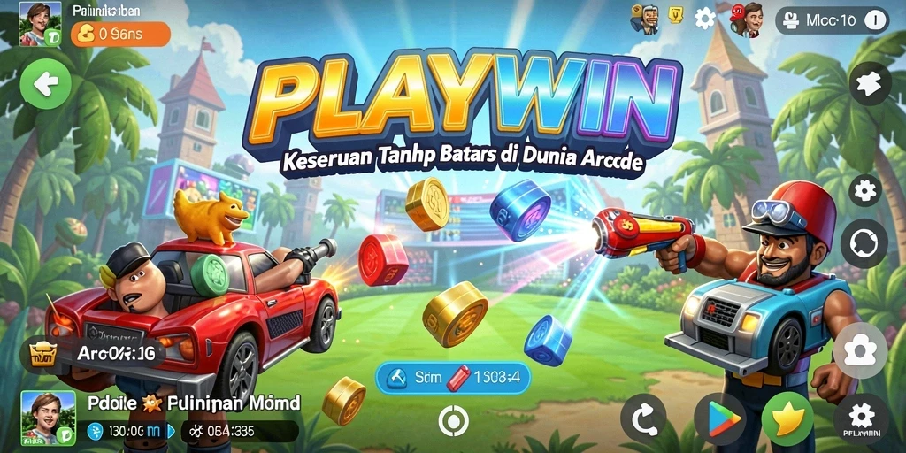 Tampilan gameplay menarik dari PLAYWIN yang penuh aksi Arcade.