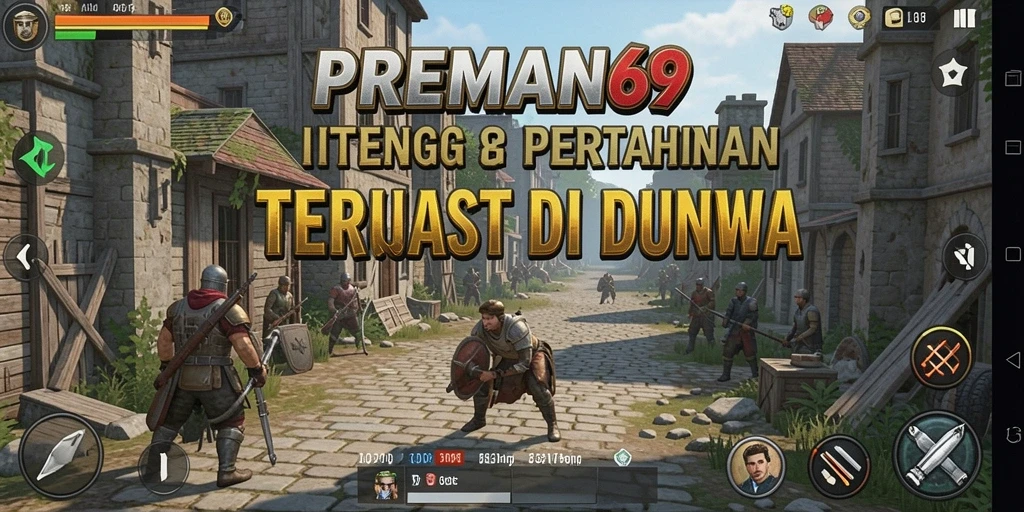 Screenshot gameplay PREMAN69 dengan strategi Tower Defense yang mendebarkan.