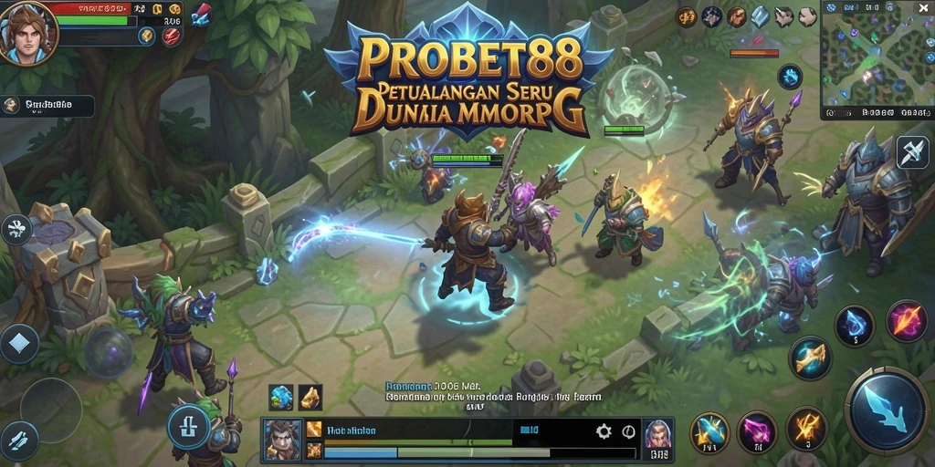 Tangkapan layar gameplay <strong>PROBET88</strong> menampilkan aksi pertempuran mendebarkan antar pemain.