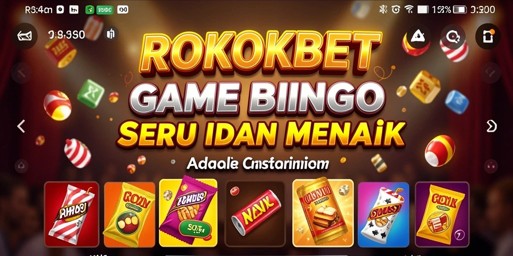 Tampilan screenshot gameplay ROKOKBET yang menampilkan keseruan permainan Bingo.