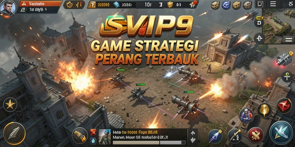 Tampilan gameplay <strong>SVIP9</strong> yang penuh strategi dan aksi seru.