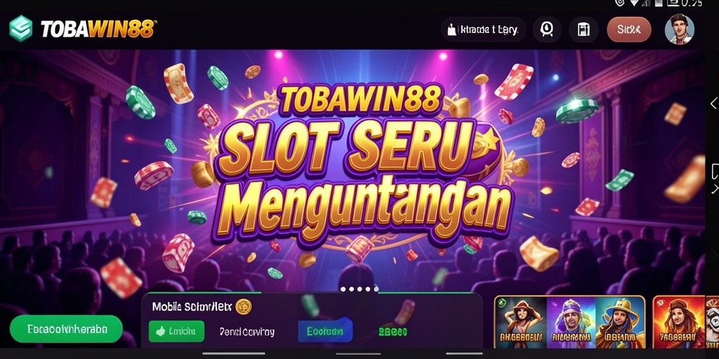 Tampilan menarik dan fitur seru dalam gameplay Slot TOBAWIN88.