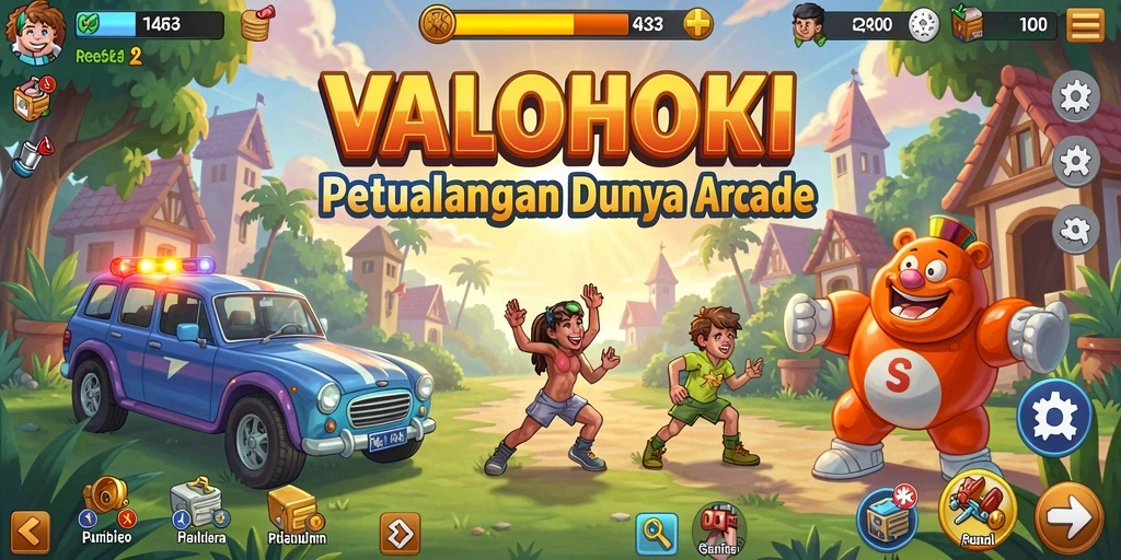 Tampilan gameplay VALOHOKI yang mengagumkan dan seru.