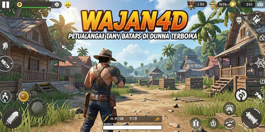 Tampilan gameplay yang menakjubkan dalam dunia terbuka WAJAN4D.